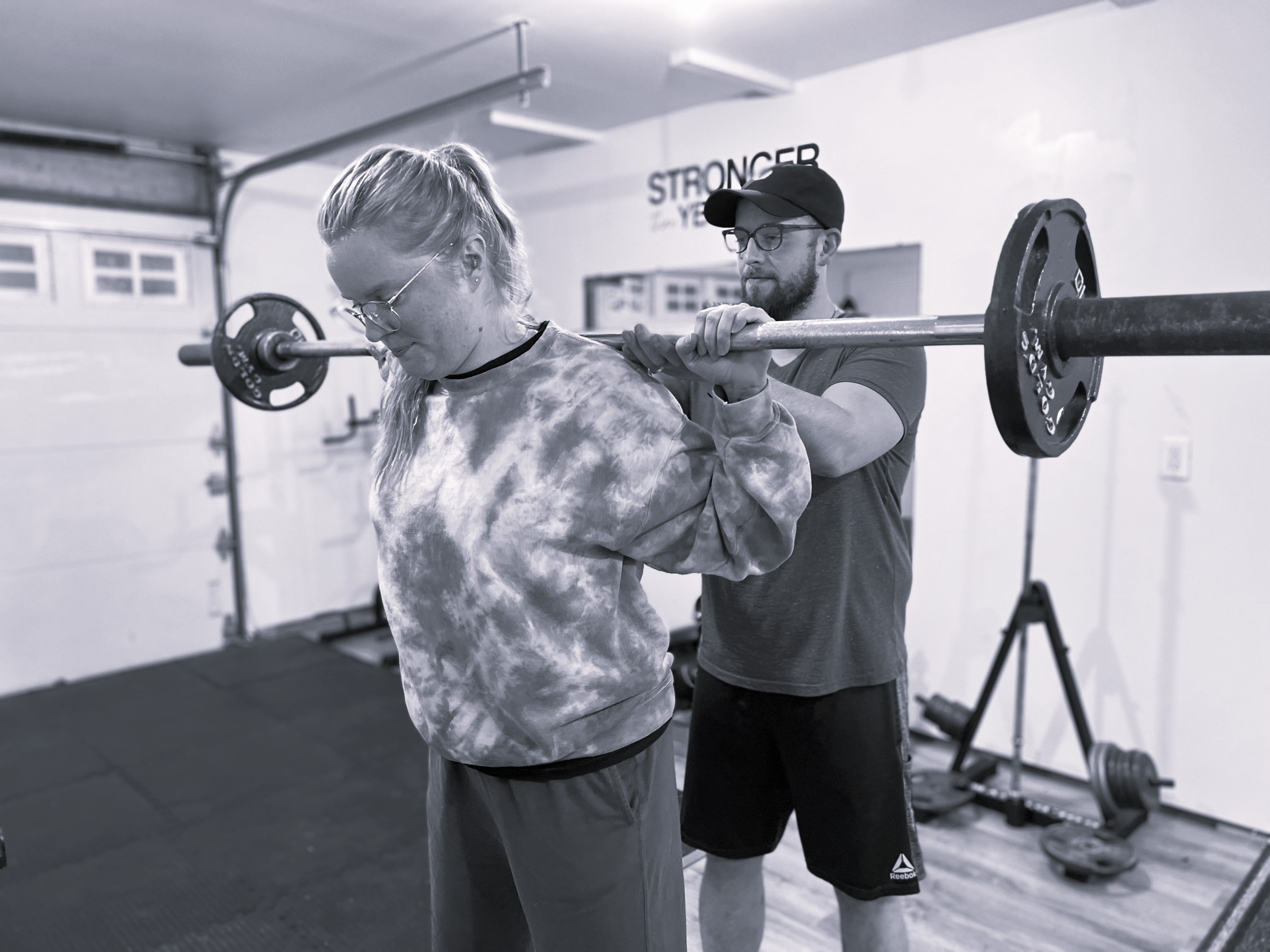 Trainer with client